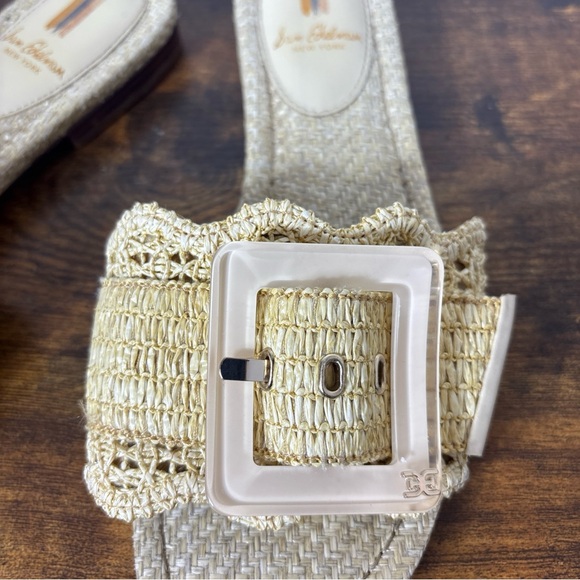 Sam Edelman Beige Woven Buckle Sandals - Picture 4 of 7
